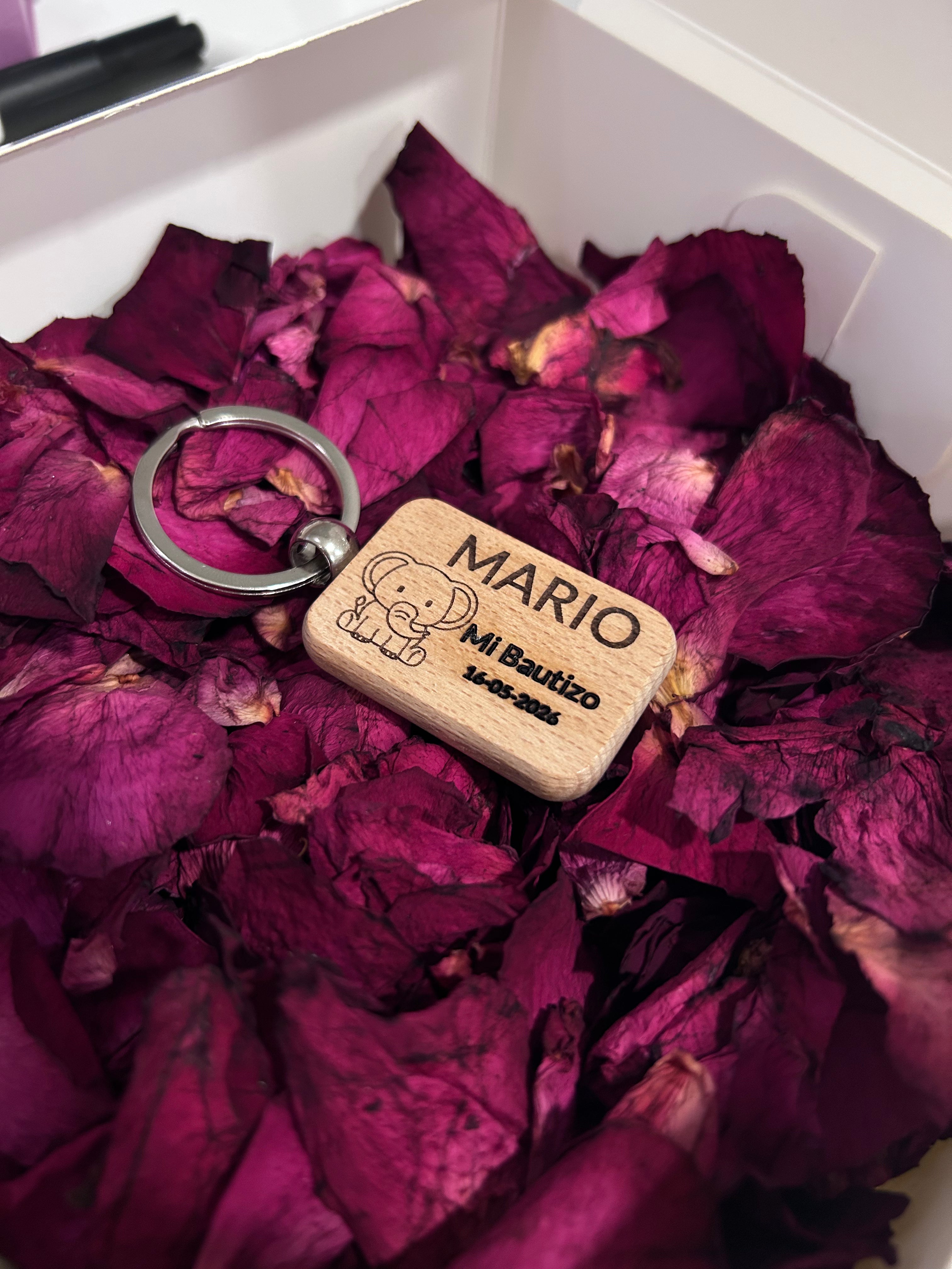 Llavero de Madera Personalizado