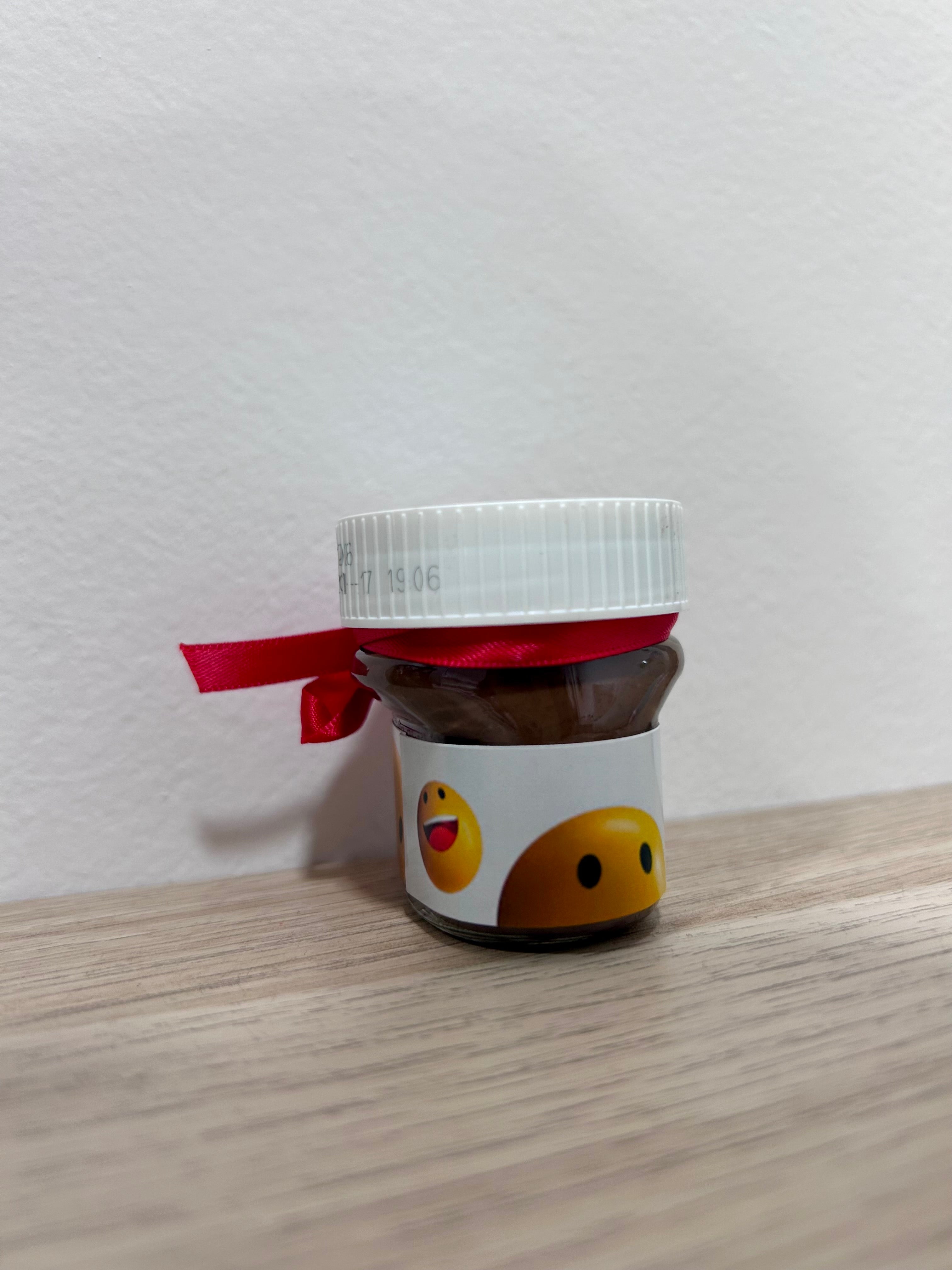 Mini Nutella personalizada para eventos | Detalle original para invitados
